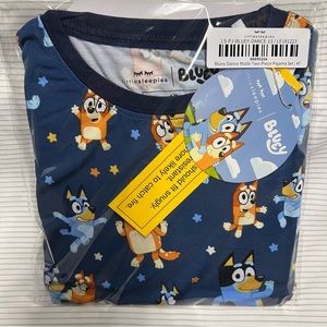 NWT Little Sleepies BLUEY 4T Pajama Set